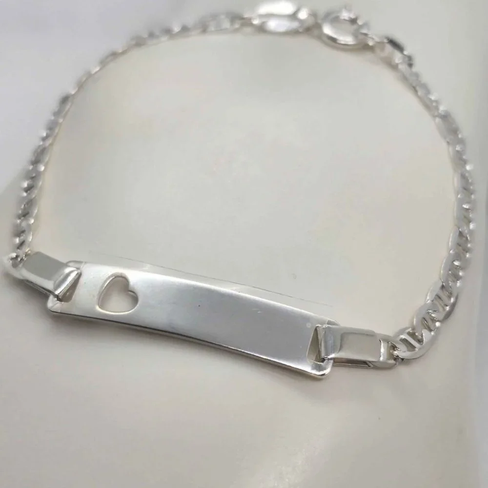 NEW   Sterling Silver 925 Heart Bracelet